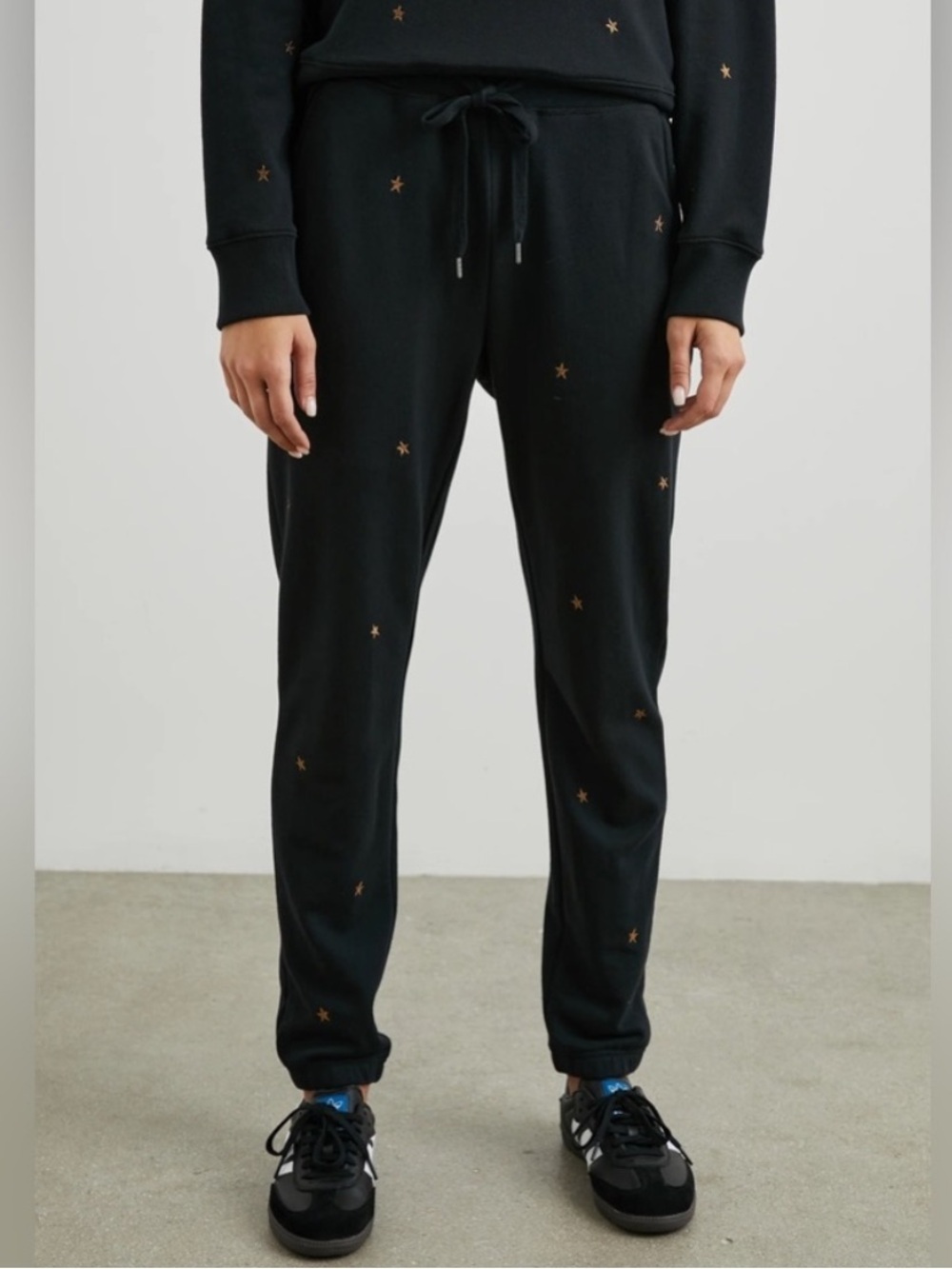 ☀️3/$25 Rails Kingston Sweatpants in Bronze Star Embroidery - Size m black